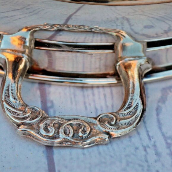 ENGLISH SILVER MFG CORP USA BY LEONARD FOOTED CASSEROLE DISH WITH LID - Picture 10 of 16